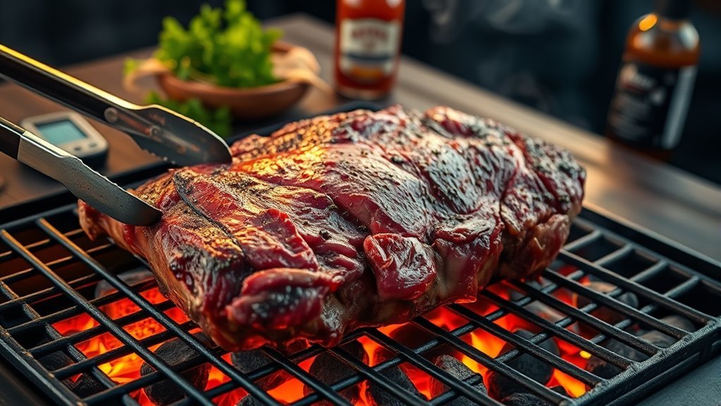 preheat indirect low and slow