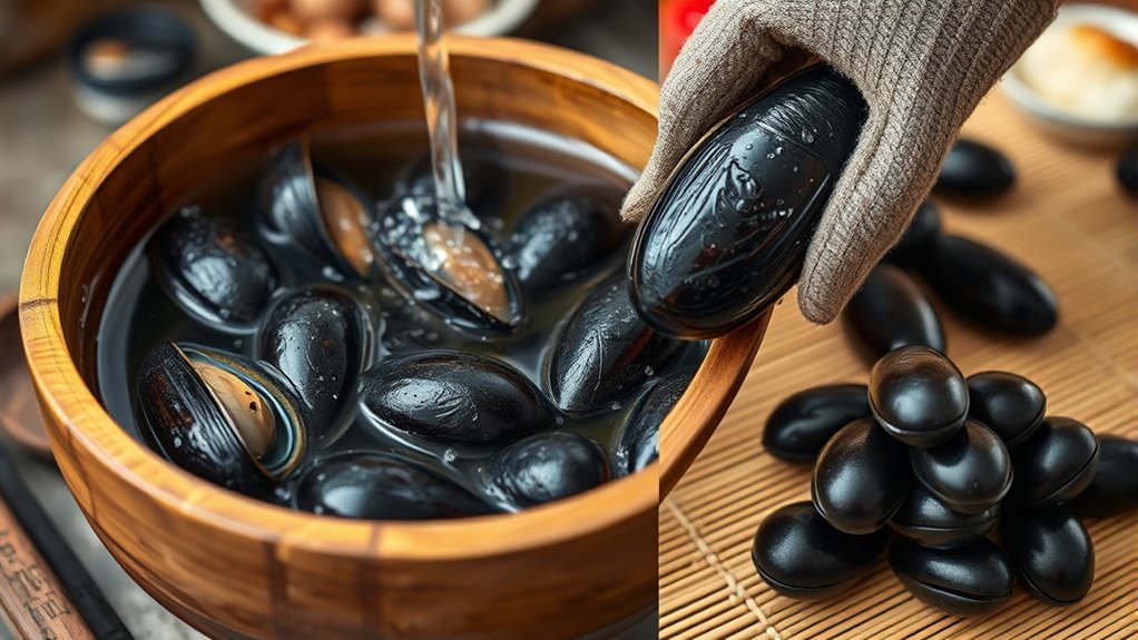 prepare mussels thoroughly before cooking