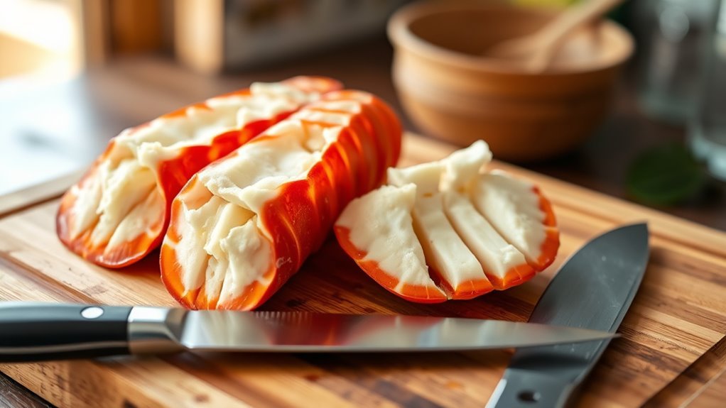 proper lobster tail preparation