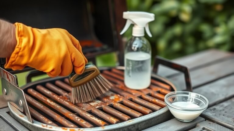 remove rust from grill