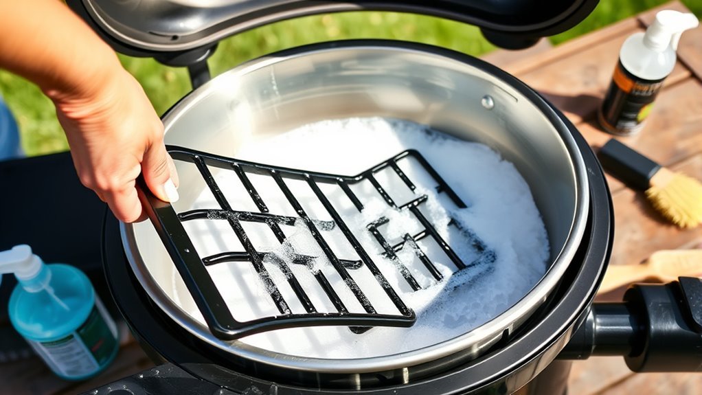 remove soak scrub rinse