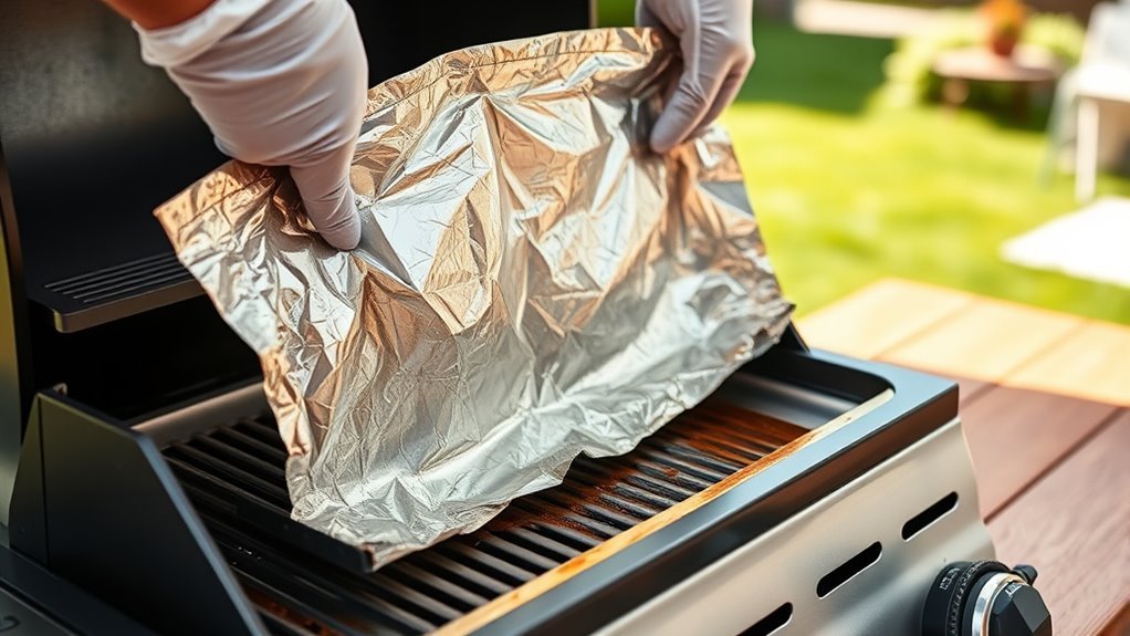 replace drip tray liners regularly