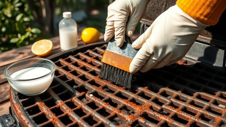 rust removal grill cleaning