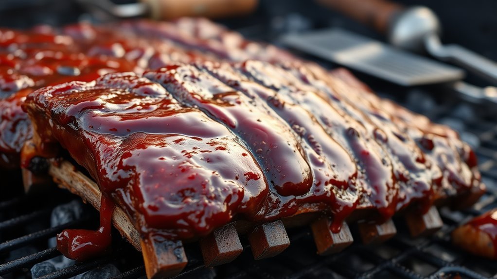sauce ribs final minutes