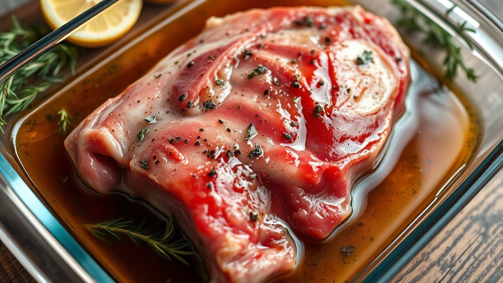 seal refrigerate turn marinate