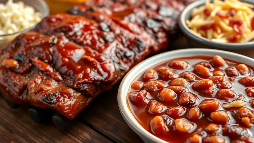 sweet smoky baked beans