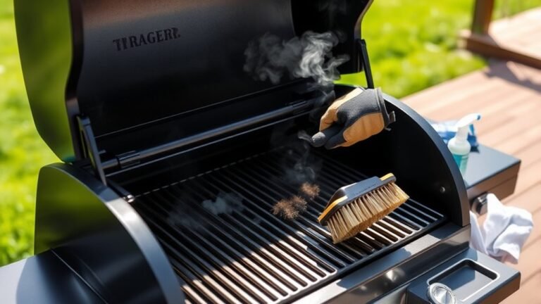 traeger grill cleaning steps