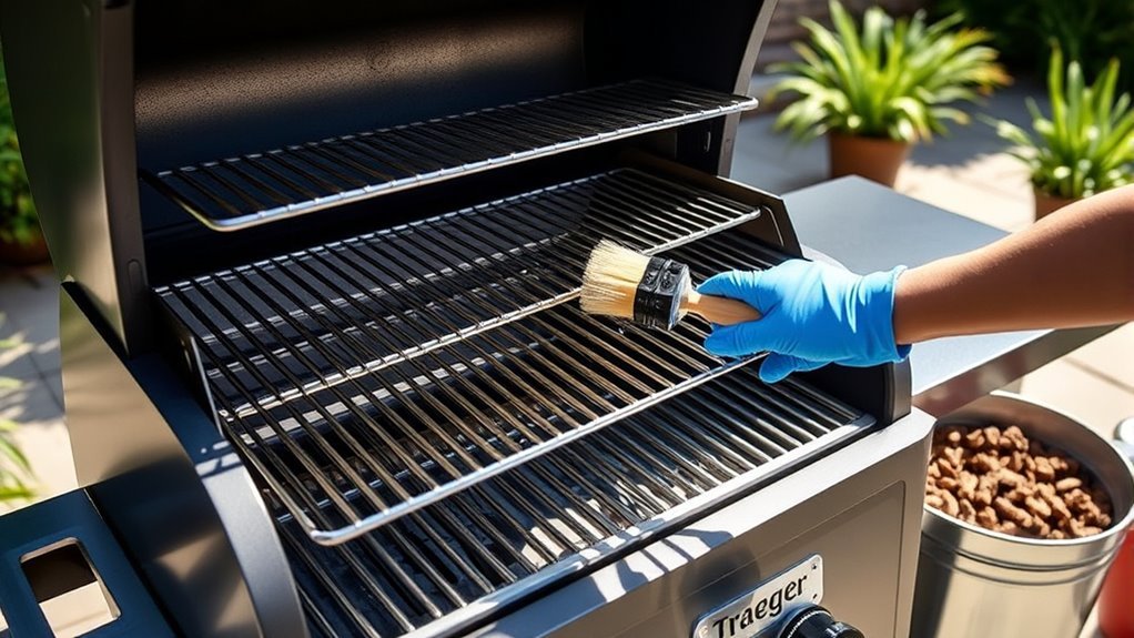 traeger grill cleaning steps